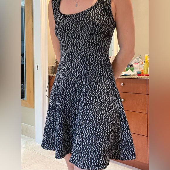 Grey Speckled Silence + Noise Cocktail Dress - Picture 3 of 6